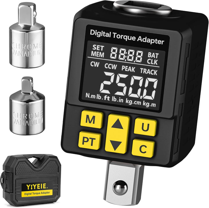 1/2" Drive Digital Torque Adapter, (12.5-250Ft-lb, 340N.m) – YIYEIE Tools