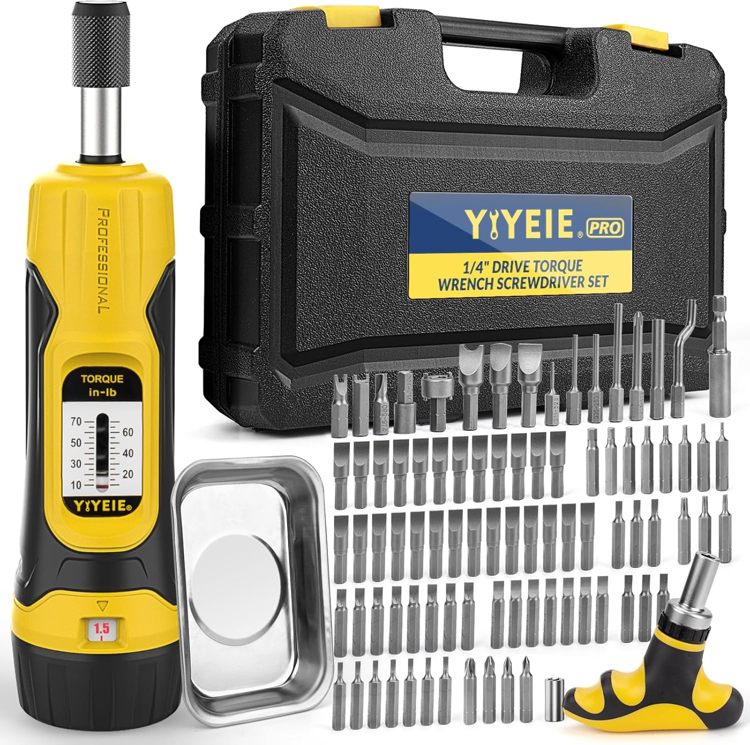 90Pcs Master Torque Screwdriver Set, 10-70 IN.LB – YIYEIE Tools
